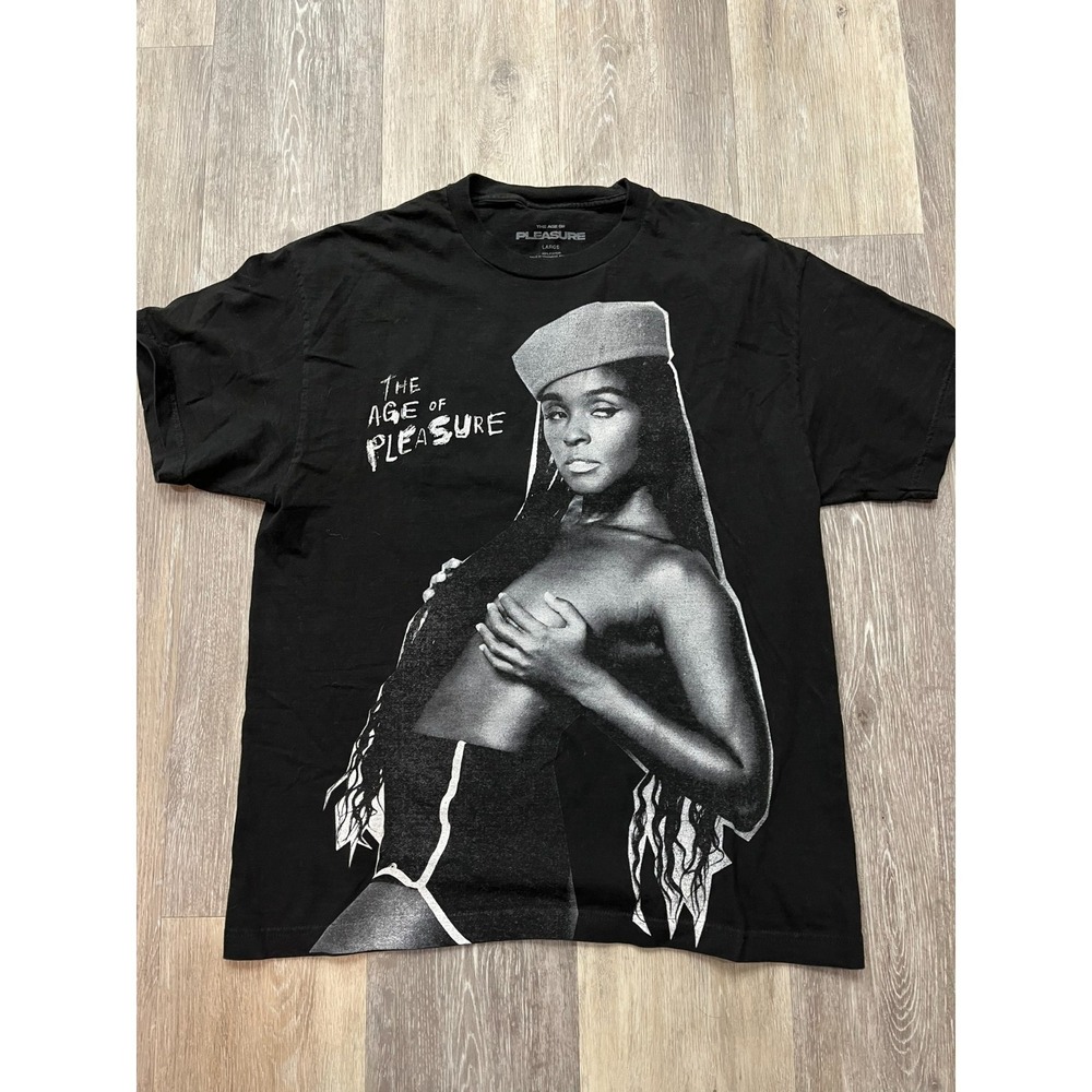 Janelle Monae Age of Pleasure Tour T Shirt Giant Pic Size L